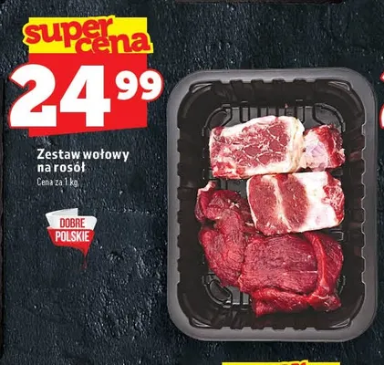 Zestaw wołowy na rosół promocja w TOPAZ