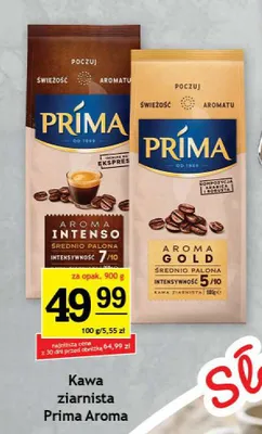 Kawa ziarnista Prima Aroma Intenso promocja w Gram Market