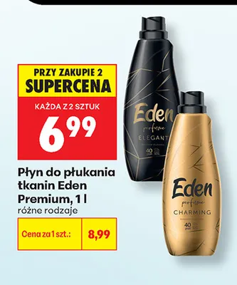 Płyn do płukania tkanin Eden Premium promocja w Biedronka