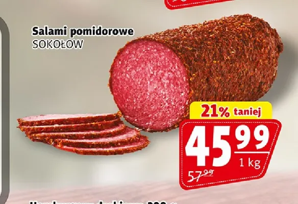 Salami pomidorowe Sokołów promocja w Prim Market