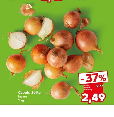 Cebula żółta luzem promocja w Kaufland