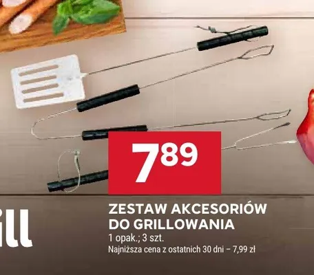 Zestaw akcesoriów do grillowania promocja w Stokrotka