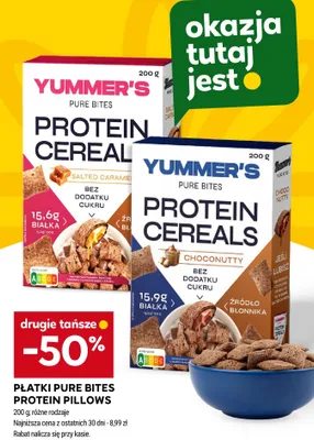 Płatki pure bites protein cereal salted caramel promocja w Stokrotka