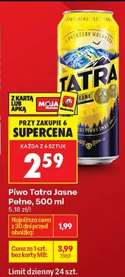 Piwo promocja w Biedronka