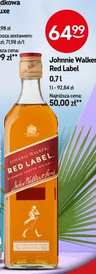 Whisky Johnnie Walker Red Label promocja w Żabka