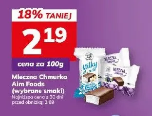 Mleczna Chmurka Alm Foods (wybrane smaki) promocja w Hitpol