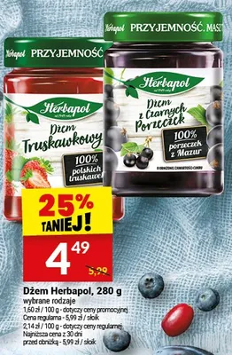 Dżem Herbapol, 280 g promocja w Twój Market