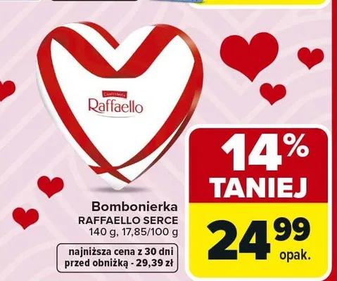 Bombonierka serce promocja w Carrefour