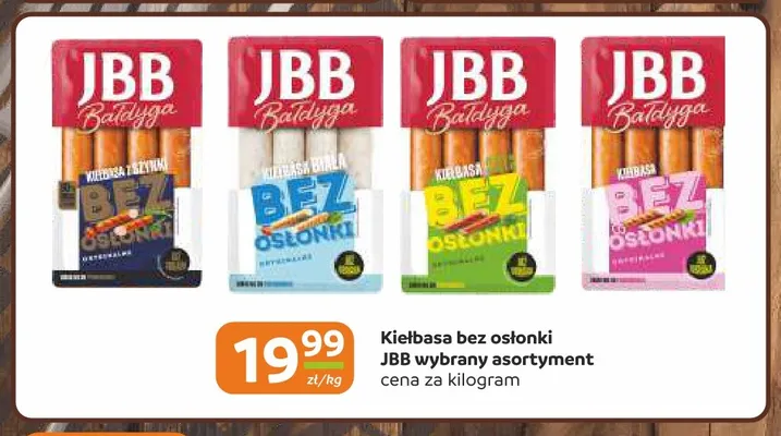 Kiełbasa zwyczajna bez osłonki JBB promocja w Gama