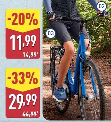 Spodnie rowerowe capri damskie/męskie promocja w Aldi