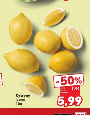 Cytryny promocja w Kaufland