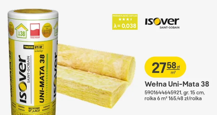 Wełna Uni-Mata 38 promocja w Castorama