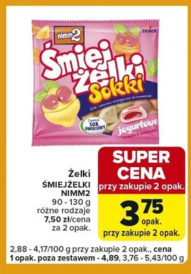 Żelki różne rodzaje promocja w Carrefour Express