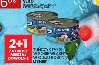 Tuńczyk w oleju roślinnym Lisner promocja w Wafelek
