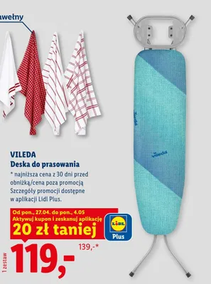 Deska do prasowania promocja w Lidl