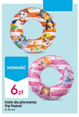 Koło do pływania Psi Patrol śr. 54cm promocja w Pepco