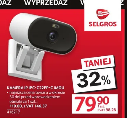 Kamera IP IPC-C22FP-C IMOU promocja w Selgros