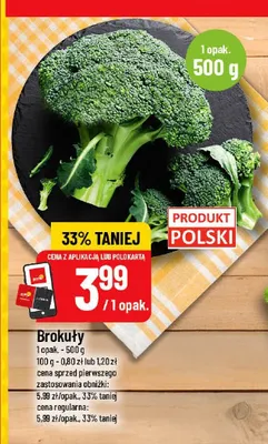 Brokuły polskie POLOmarket promocja w POLOmarket