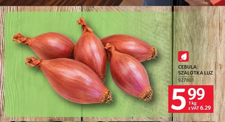Cebula szalotka promocja w Selgros