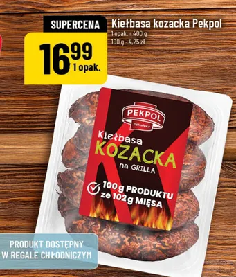 Kiełbasa kozacka na grilla promocja w POLOmarket