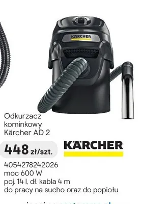 Odkurzacz kominkowy Kärcher promocja w Castorama