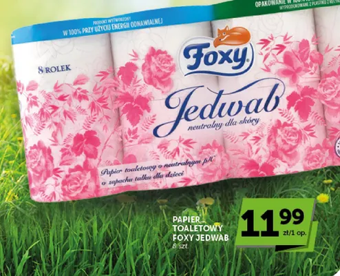 Papier toaletowy Foxy Jedwab 8-pak promocja w ABC