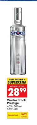 Wódka Stock Prestige promocja w Biedronka