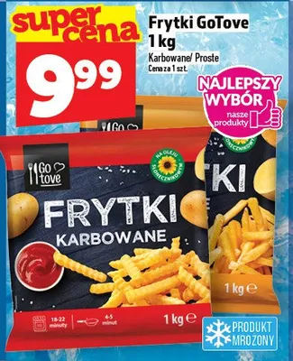 Frytki karbowane GoTove promocja w TOPAZ
