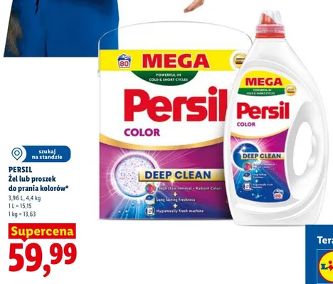 Żel do prania lawendowy Persil color gel promocja w Lidl