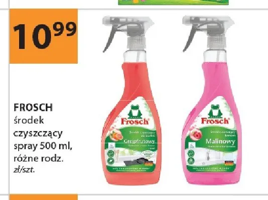Środek czyszczący spray FROSCH 500ml promocja w Drogerie Laboo
