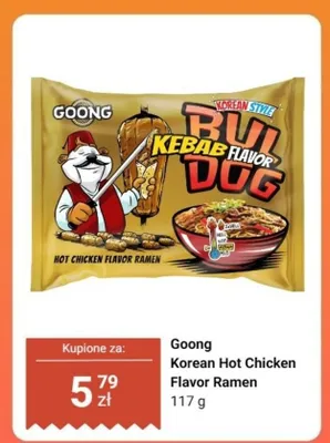 Makaron Ramen Goong Korean Hot Chicken Flavor kebab flavor promocja w Dino