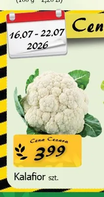 Kalafior promocja w CEZAR Delikatesy