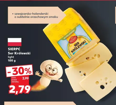 Ser Królewski light Sierpc promocja w Kaufland