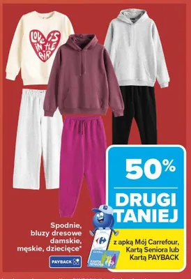 Bluza dresowa męska s-xl Crivit promocja w Carrefour Market