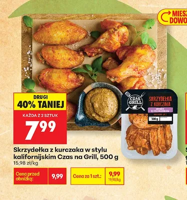 Skrzydełka z kurczaka w stylu kalifornijskim Czas na Grill promocja w Biedronka