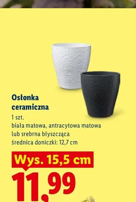 Osłonka ceramiczna promocja w Lidl