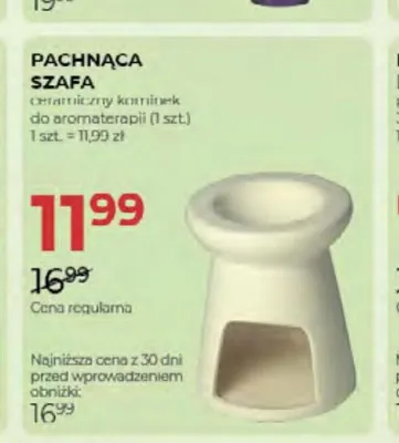 Ceramiczny kominek do aromaterapii Pachnąca Szafa promocja w Drogerie Jawa