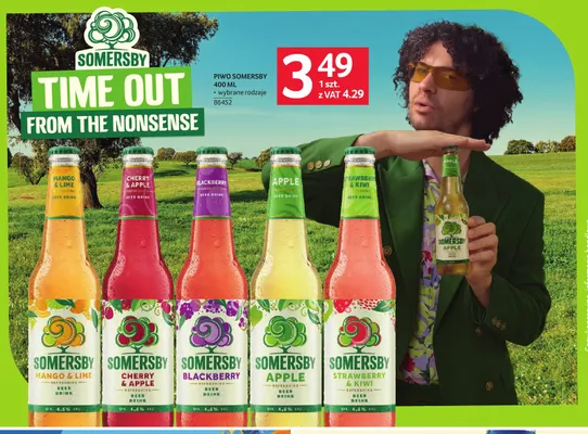 Piwo Somersby Cherry & Apple promocja w Selgros