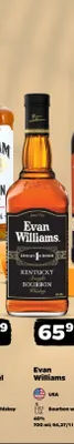 Bourbon whiskey Evan Williams Kentucky Straight promocja w Netto