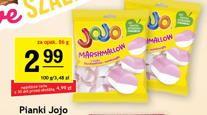 Pianki Jojo Marshmallow promocja w Gram Market