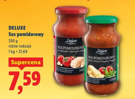 Sos pomidorowy Deluxe promocja w Lidl