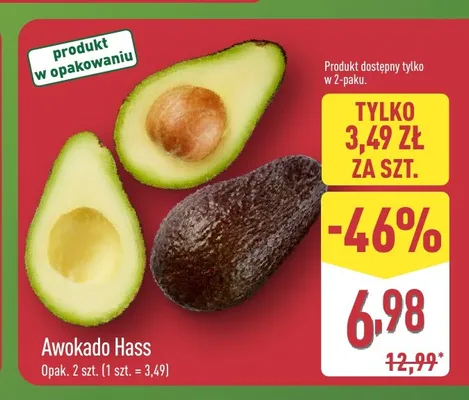 Awokado Hass promocja w Aldi