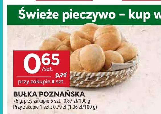 Bułka Poznańska promocja w Stokrotka
