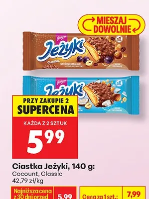 Ciastka Jeżyki Classic promocja w Biedronka