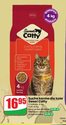 Sucha karma dla kota Sweet Catty promocja w Dino