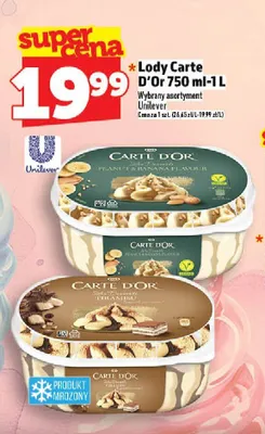 Lody Carte D'Or promocja w TOPAZ