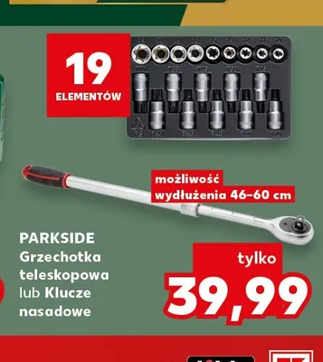 Grzechotka teleskopowa Parkside promocja w Kaufland