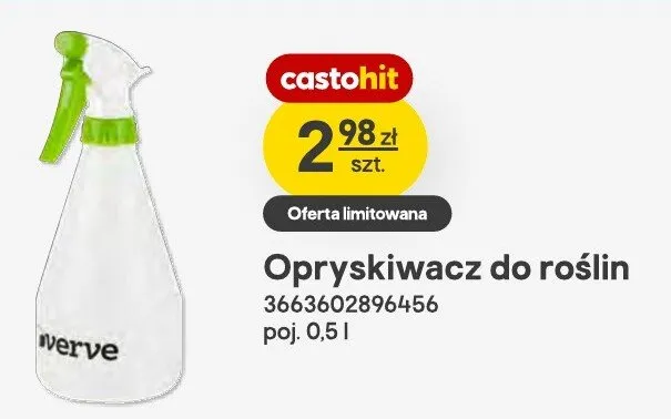 Opryskiwacz do roślin Verve promocja w Castorama