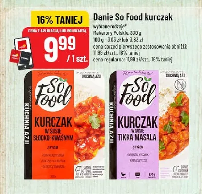 Kurczak w sosie tikka masala promocja w POLOmarket