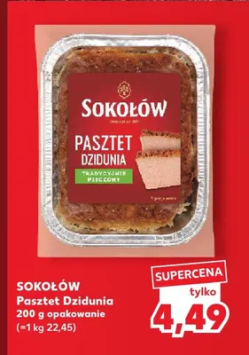 Pasztet Dzidunia Sokołów promocja w Kaufland